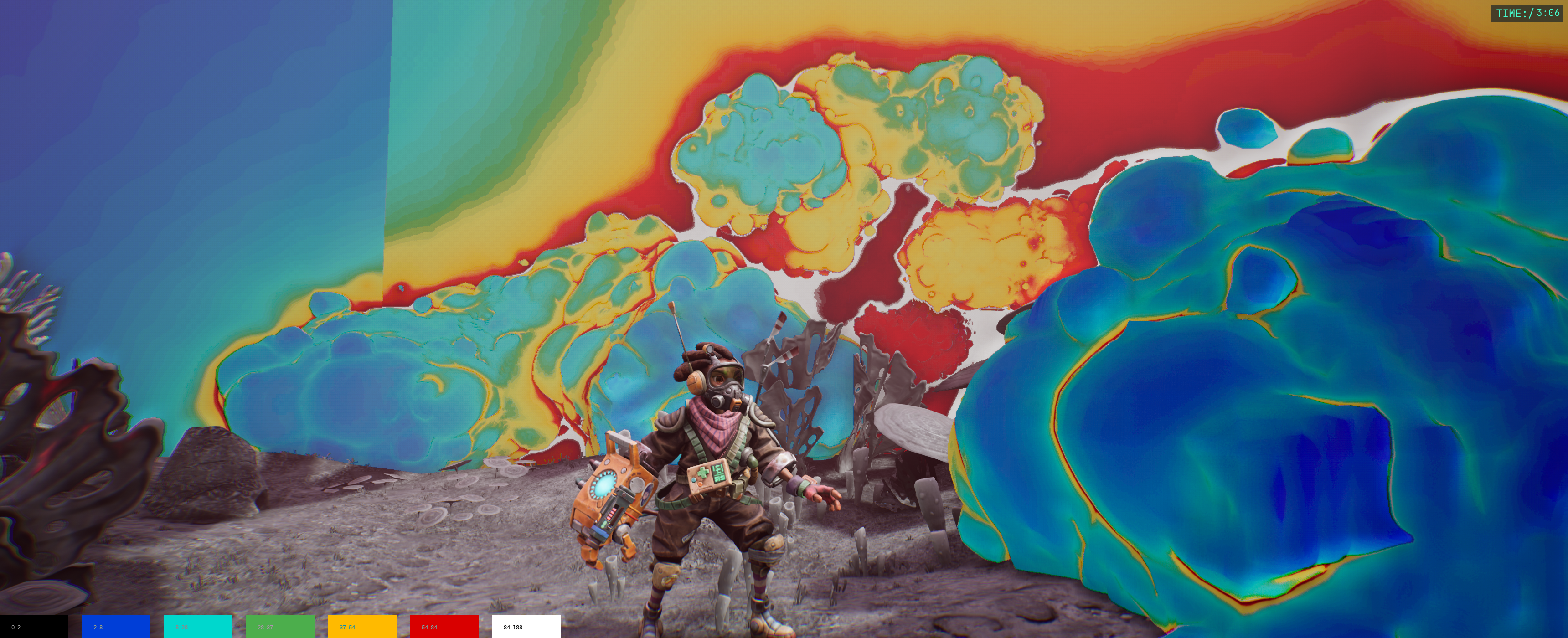 Only raymarch heatmap